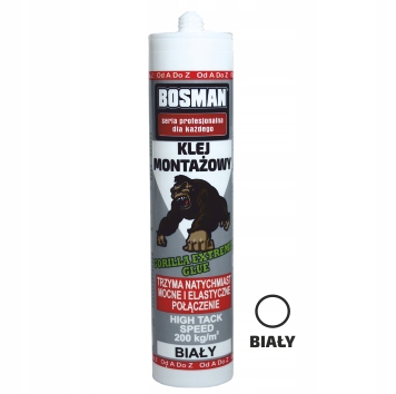 Klej montażowy Gorilla biały 290 ml