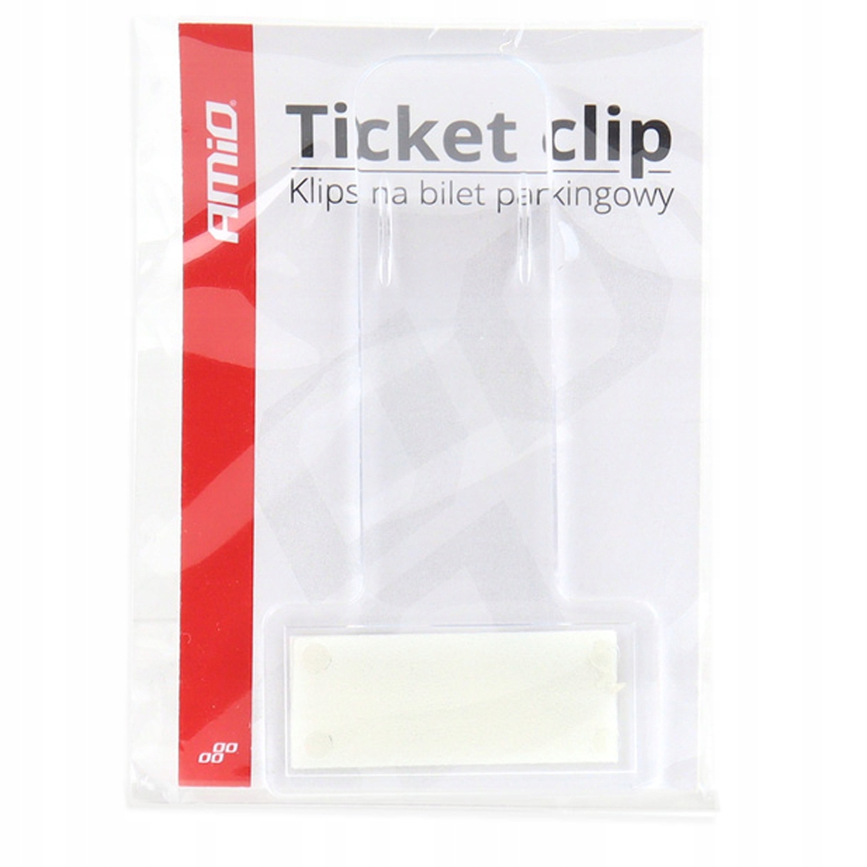 Uchwyt Klips Na Bilet Parkingowy Samoprzylepny Na Szybę Samochodu Rodzaj wieszaki