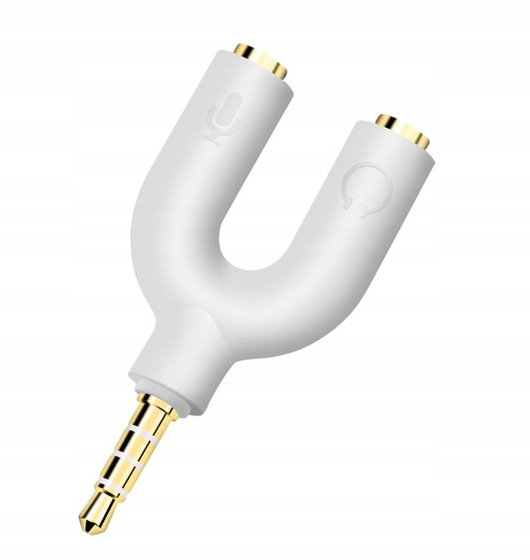 

Rozdzielacz słuchawek mikrofonu mini jack 3,5 mm