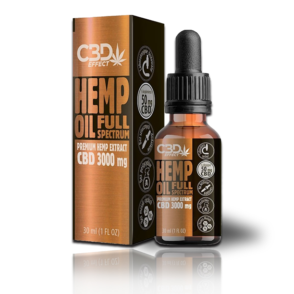 

Olejek Cbd 3000mg 10% Full Spectrum 30ml