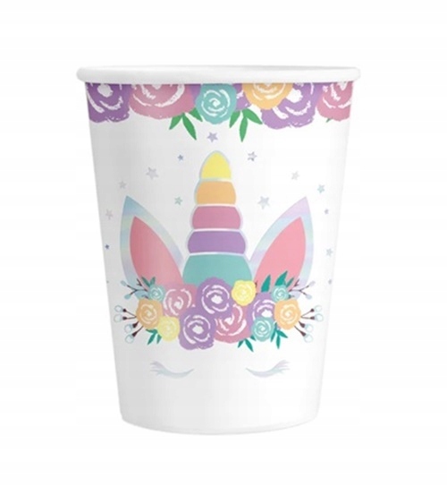 KUBECZKI JEDNOROŻEC UNICORN URODZINY TORT 6 SZT