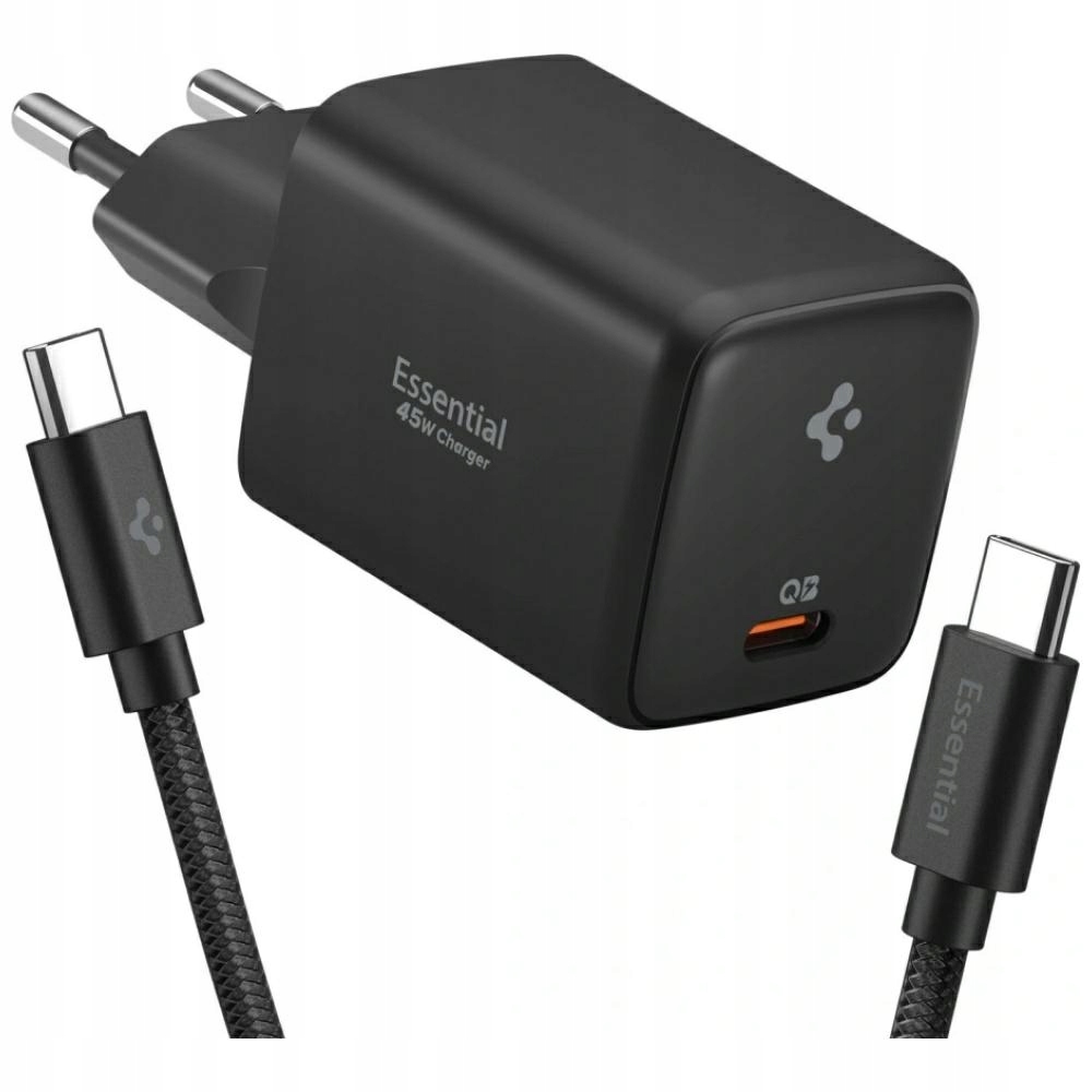 Ładowarka sieciowa Spigen Essential EE451EU 45W Usb-c kabel Usb-c/us