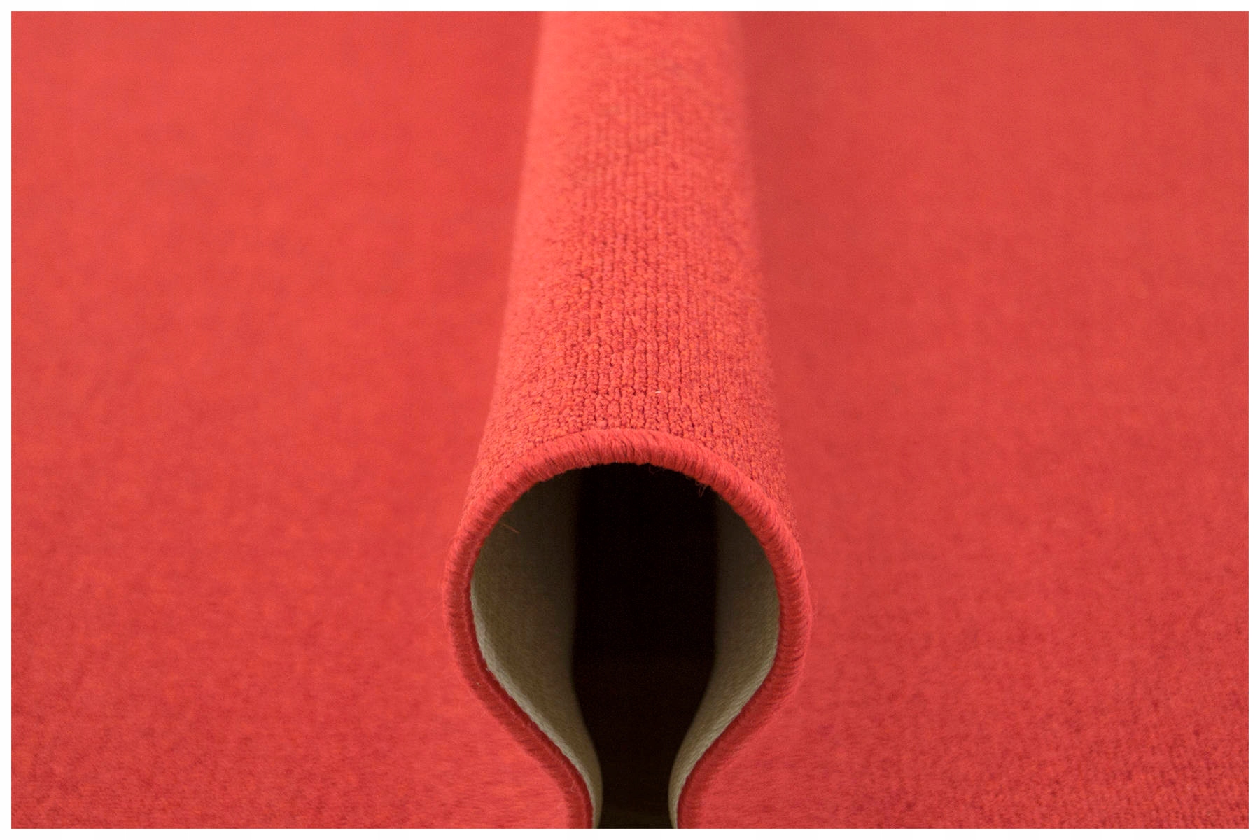 

150x200 cm Czerwony Dywan Z Wykładziny Pętelkowej