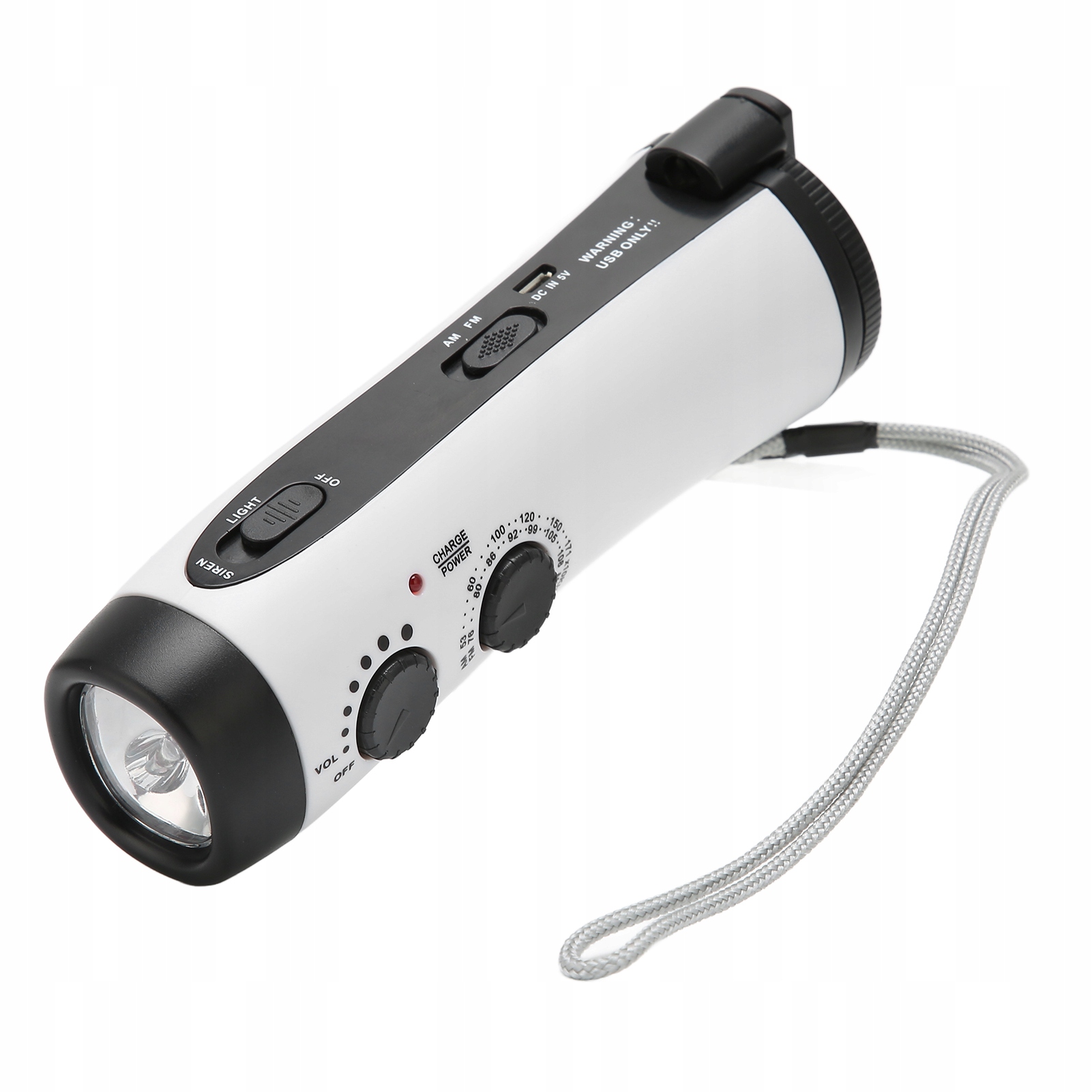 Przenośna awaryjna korba ręczna AM/FM/Radio Marka bez marki