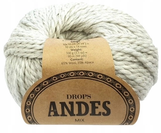 Drops Andes Mix 9020 perłowy