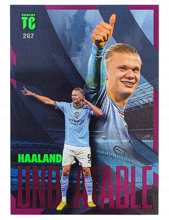 Karty Panini Top Class 2023 Parallel Royal Purple Unbeatable 267 Haaland