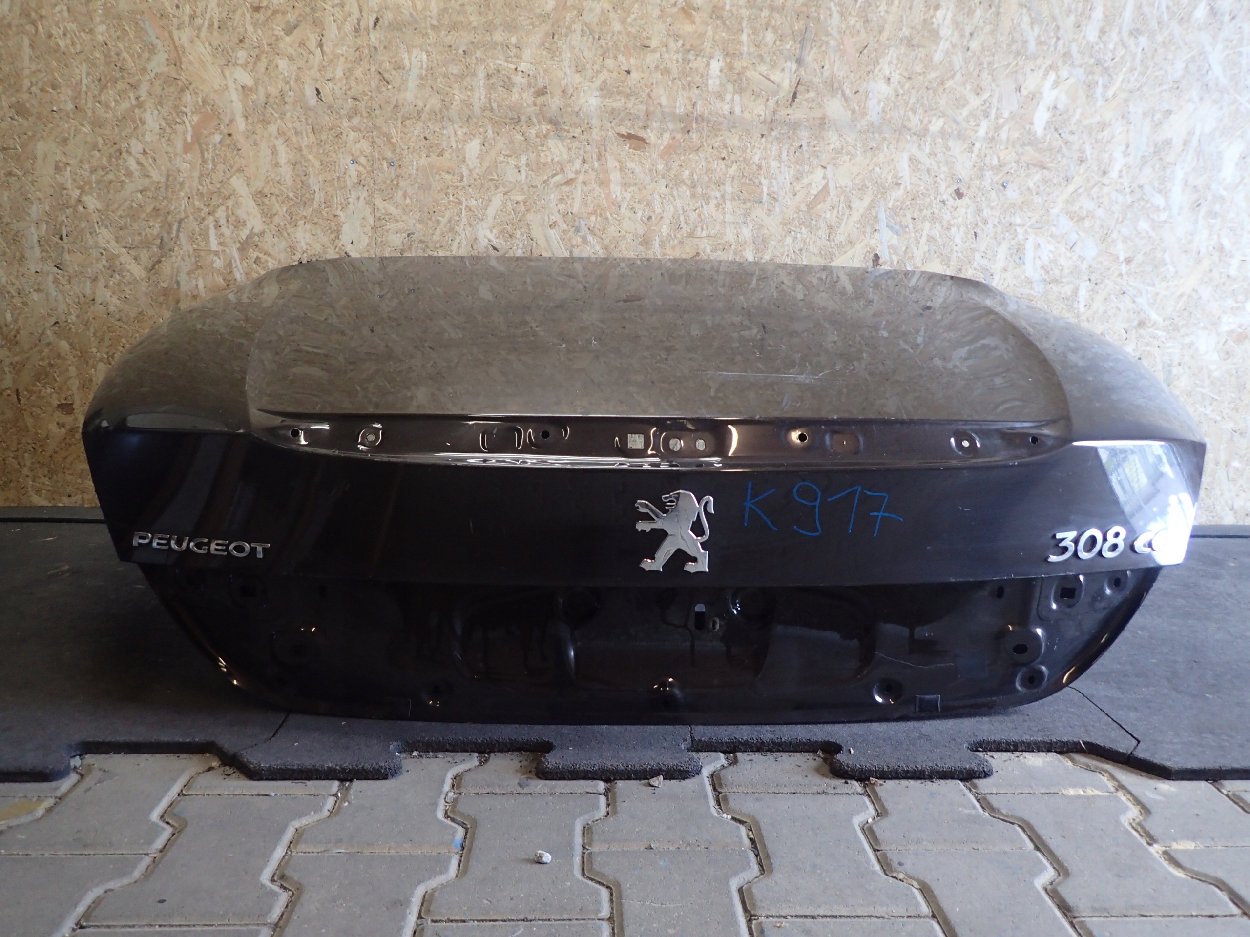 KLAPA TYŁ PEUGEOT 308 CC