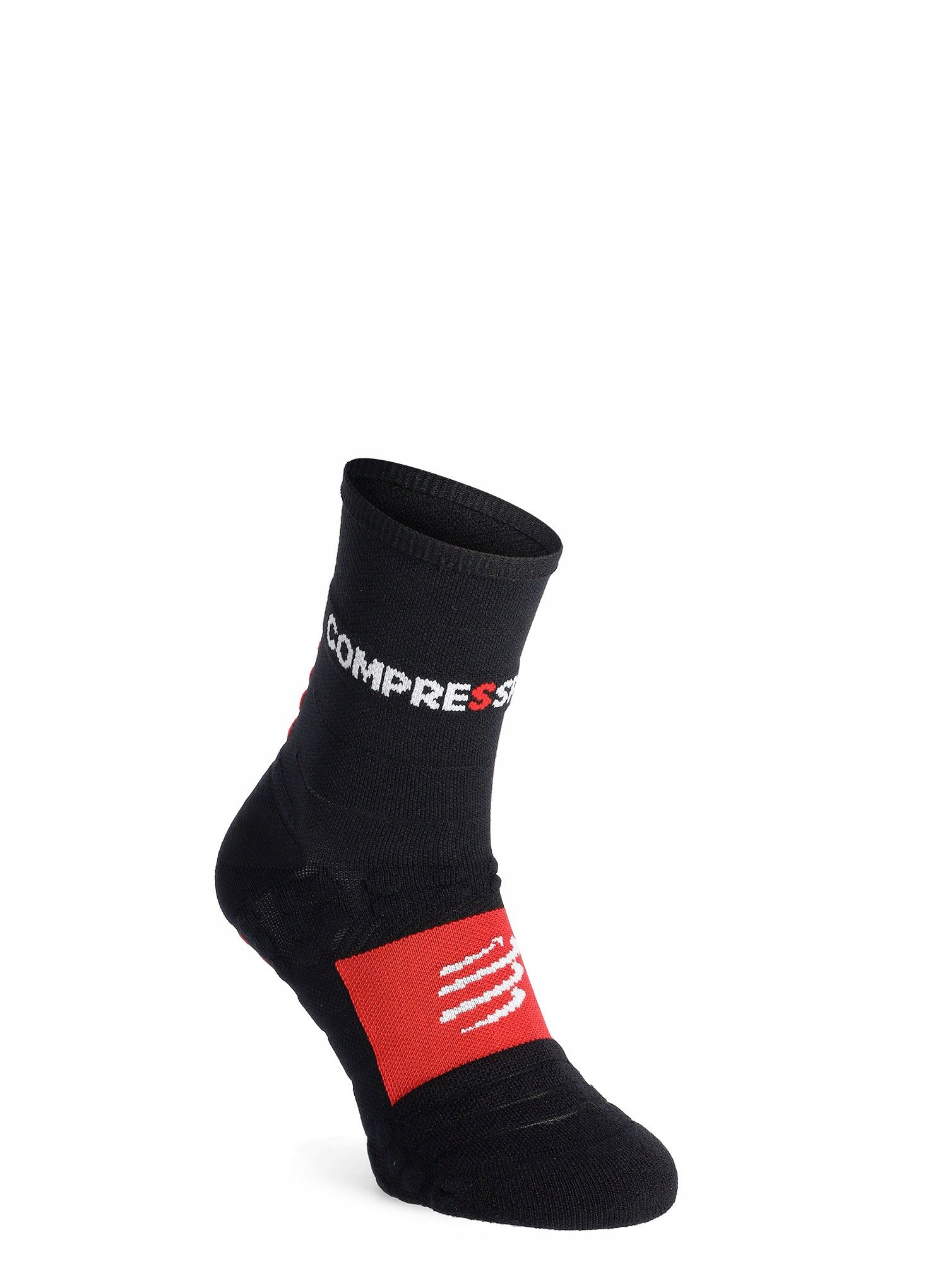 Ponožky Compressport Pro Racing Socks Winter Run černá/red 35-38