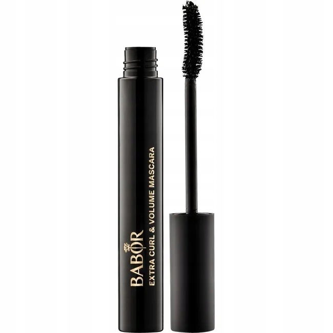 Babor Extra Curl & Volume posilující a zahušťující řasenka na řasy Black 10 ml