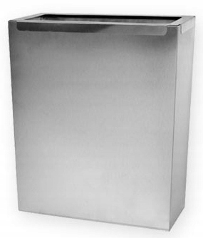 Závěsný koš 35 l kartáčovaná ocel matná 00390 Bisk