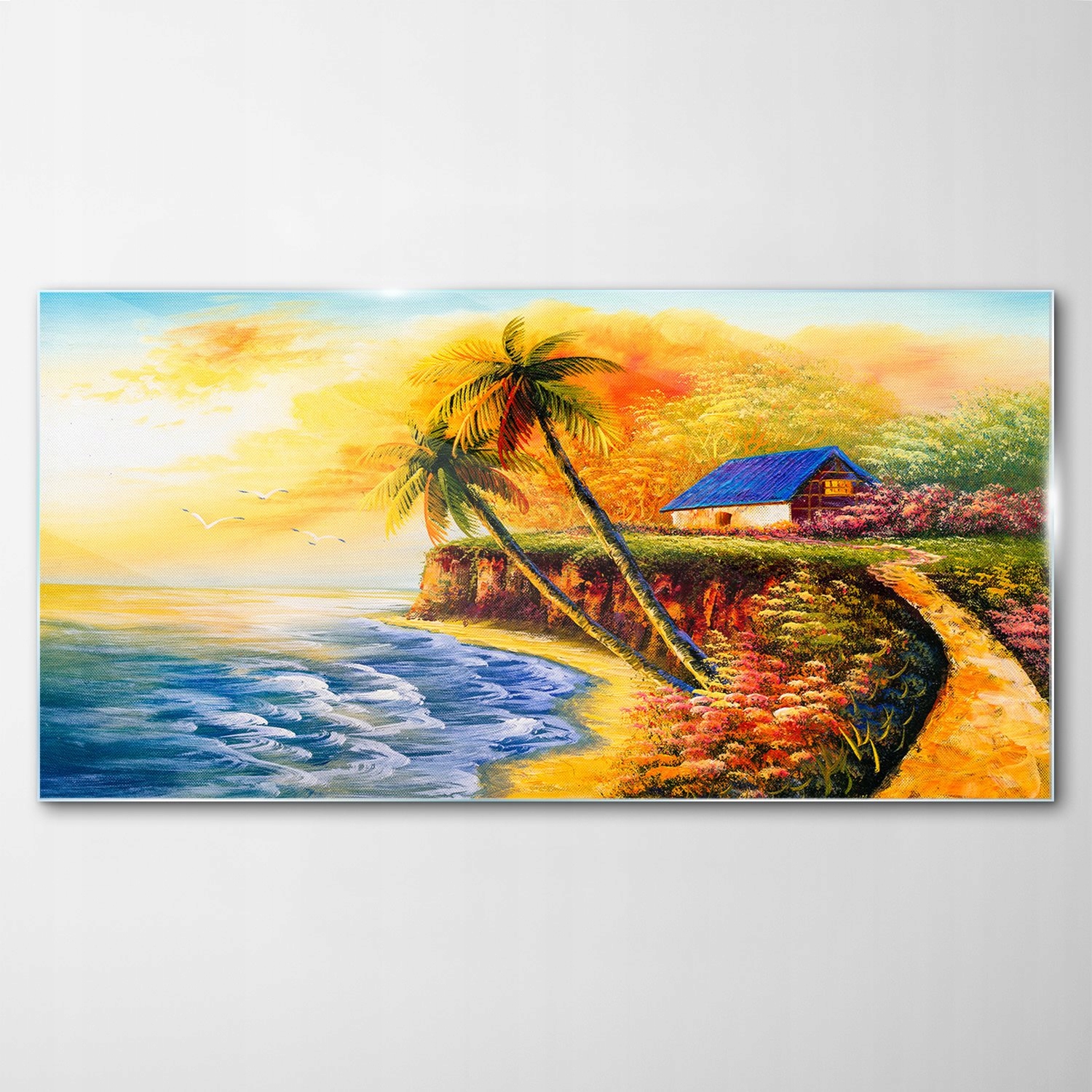 Obraz na skle Dekor More Pobrežie oceánu 120x60