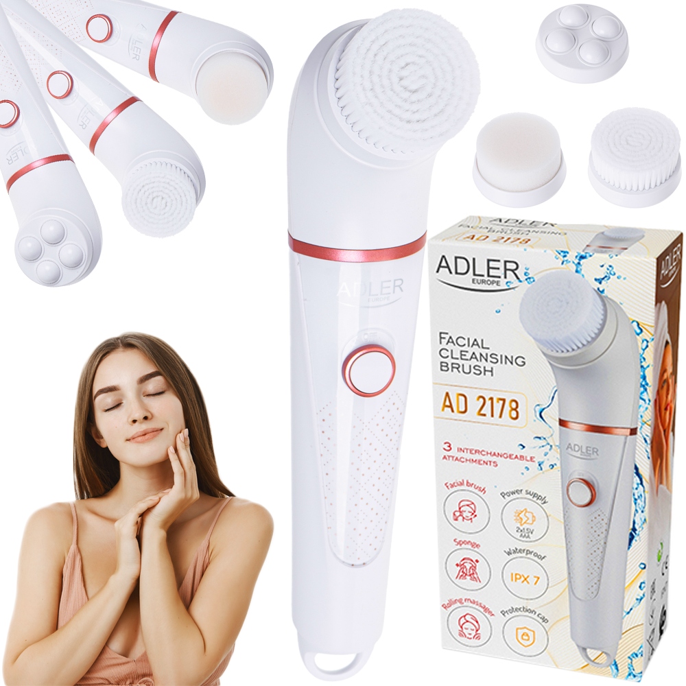 SZCZOTECZKA DO OCZYSZCZANIA TWARZY I CIAŁA ADLER