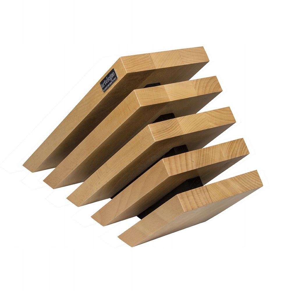 Magnetický blok na nože z dreva Bukový stojan 5 miest Artelegno