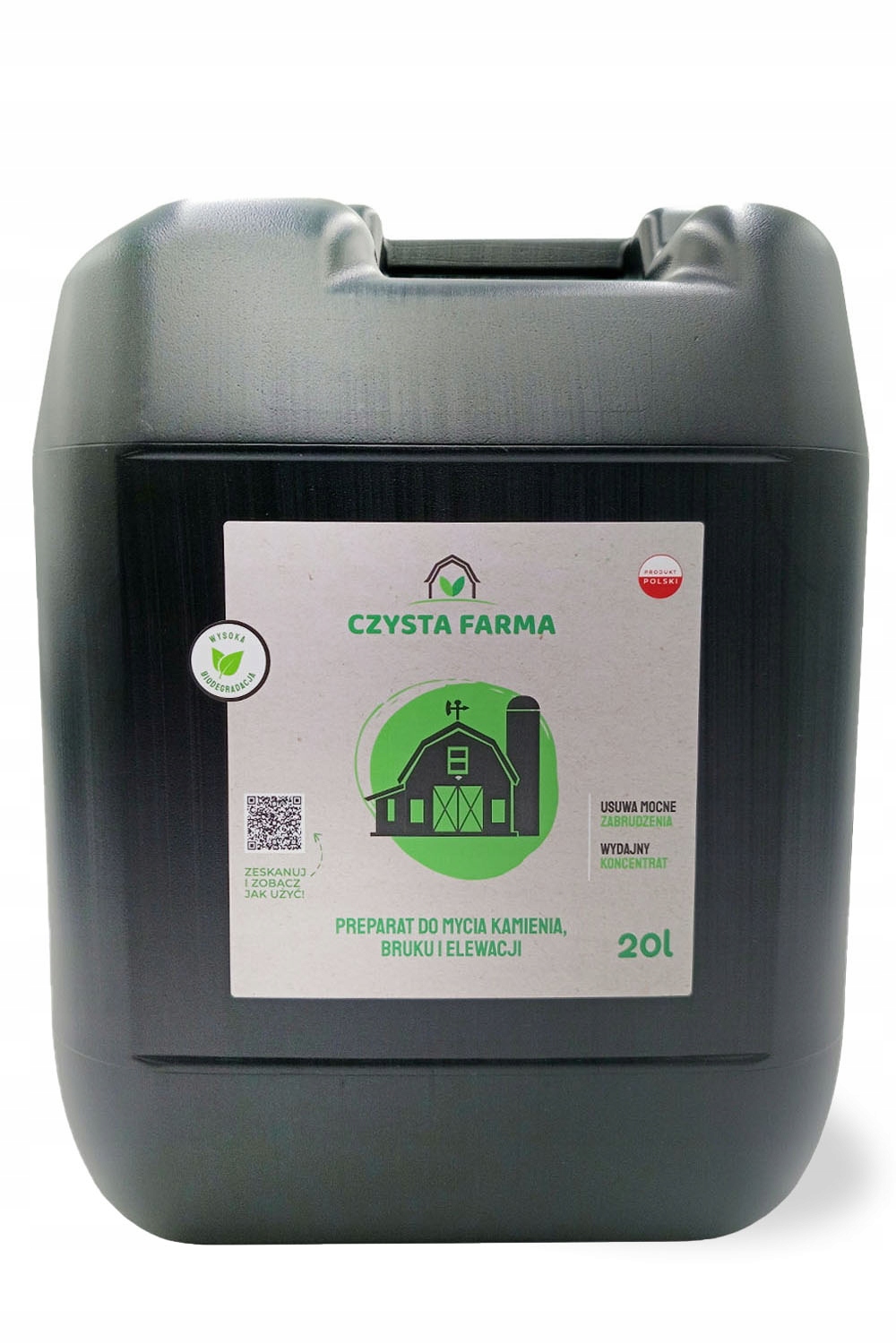 Preparat do mycia elewacji, bruku i kamienia Czysta Farma 20 L