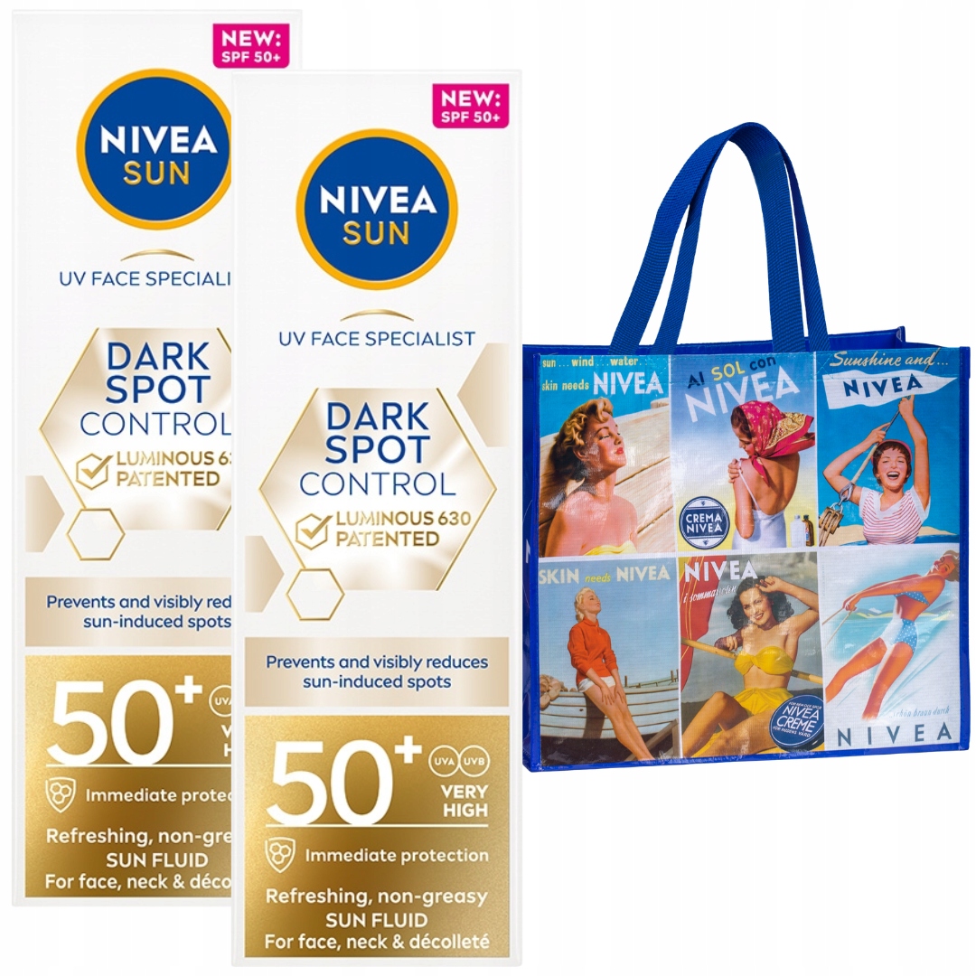 Krém Nivea Sun Spot Control Luminous Proti Pigmentovým Skvrnám 2x40 ml Bonus