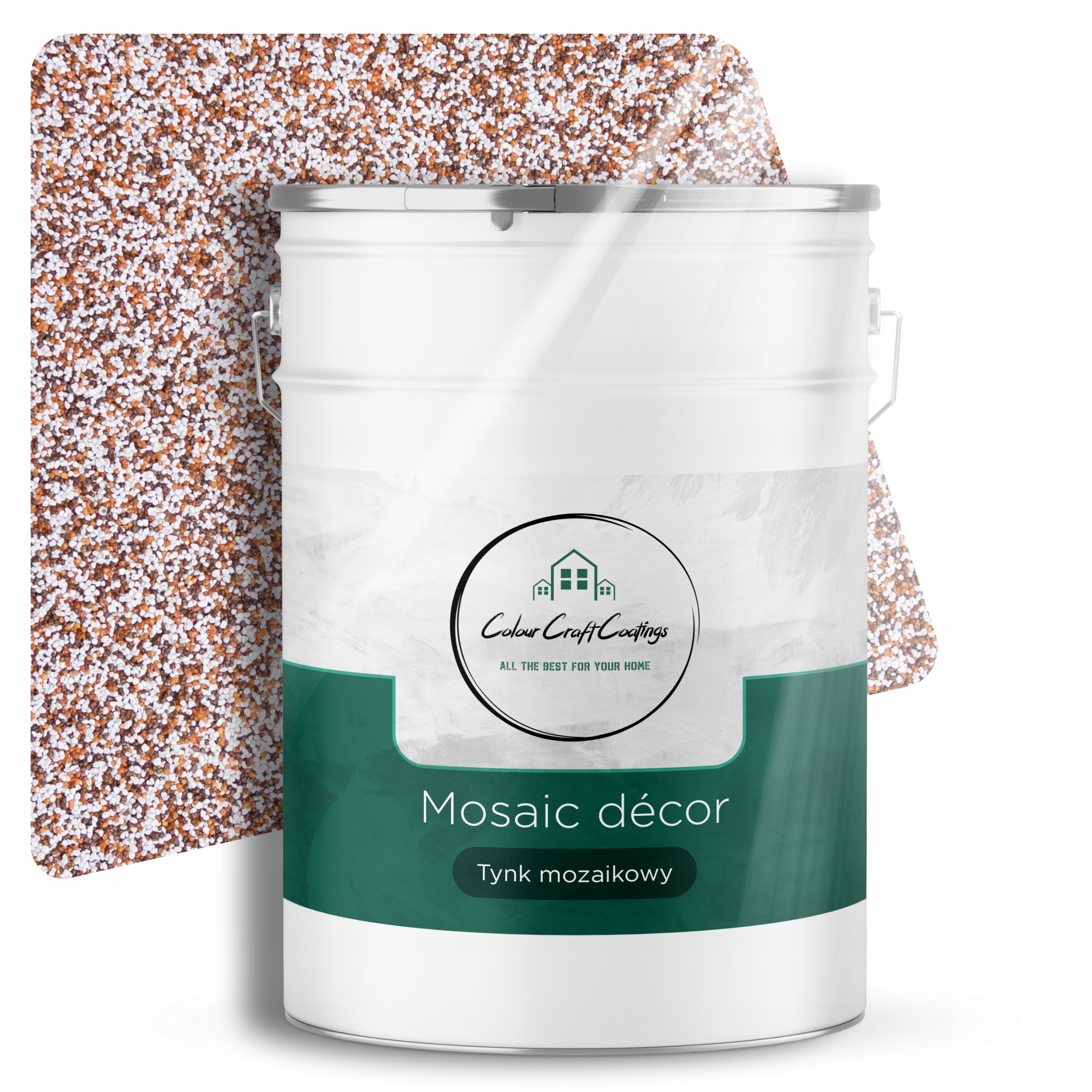 Mozaiková Mozaika Dekoračná Omietka Hnedo-rudová M61 25Kg