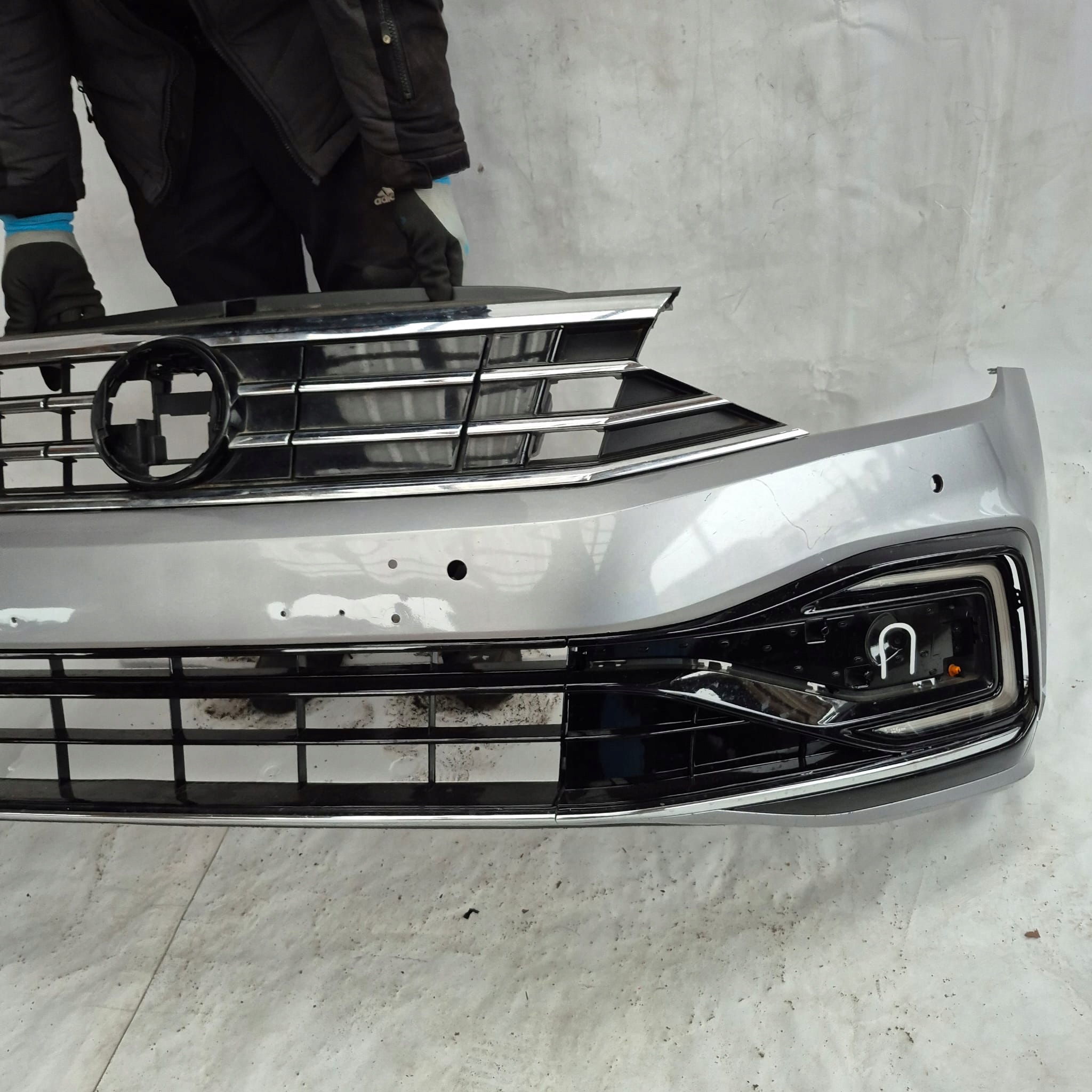 VW PASSAT B8 LIFT GTE 19- bumper front front 6XPDC 3G0807221G