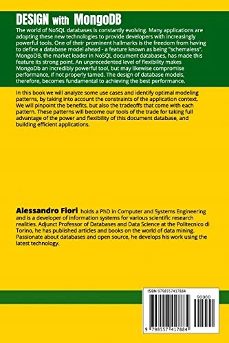 Fiori, Alessandro Design with MongoDB: Best models for applications Język publikacji angielski