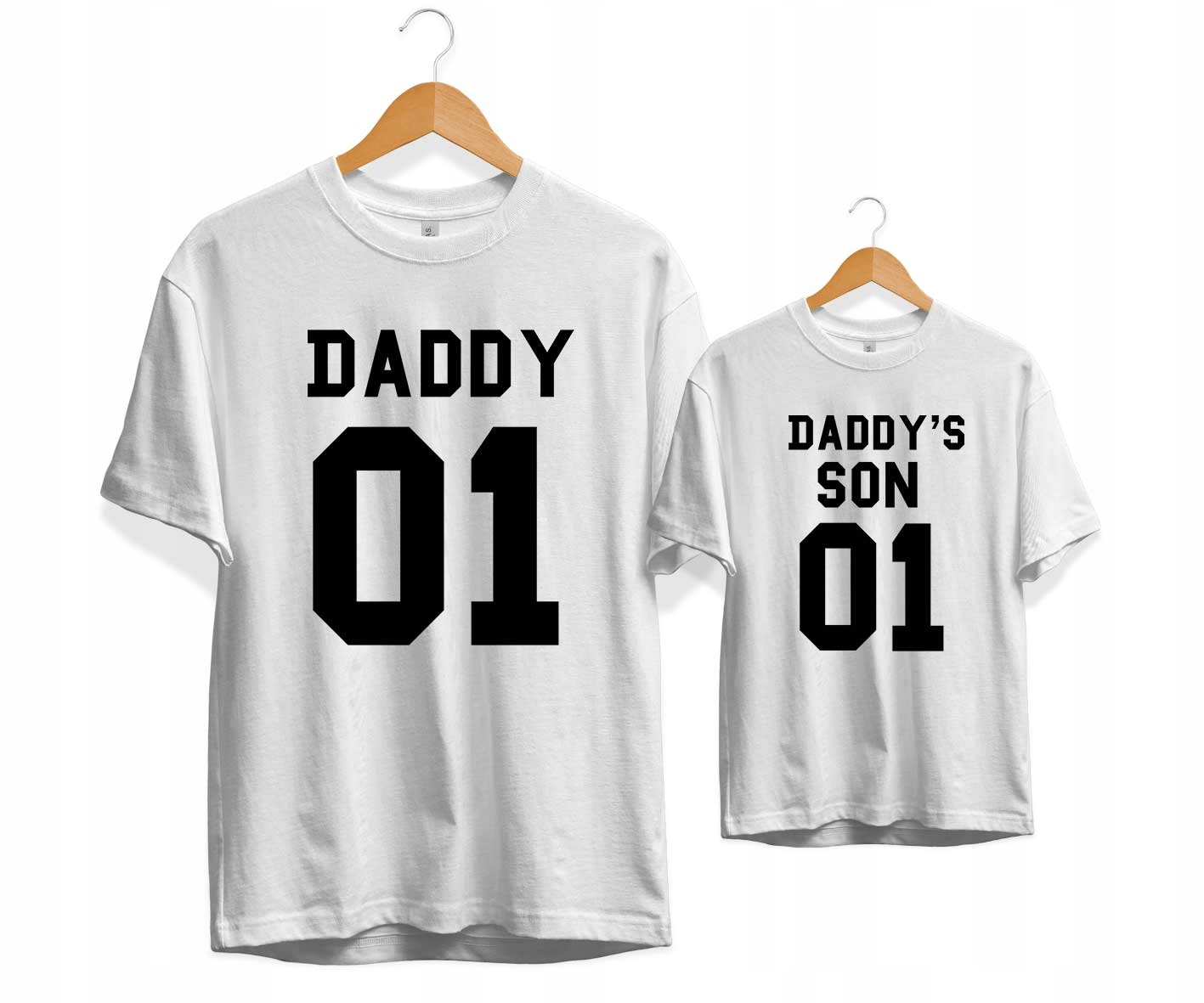 

Zestaw Koszulek Dla Taty i Syna Daddy Daddy's Son