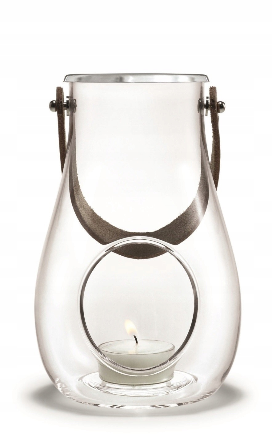 Holmegaard Design With Light Lampion – Transparentní svícen 16 cm