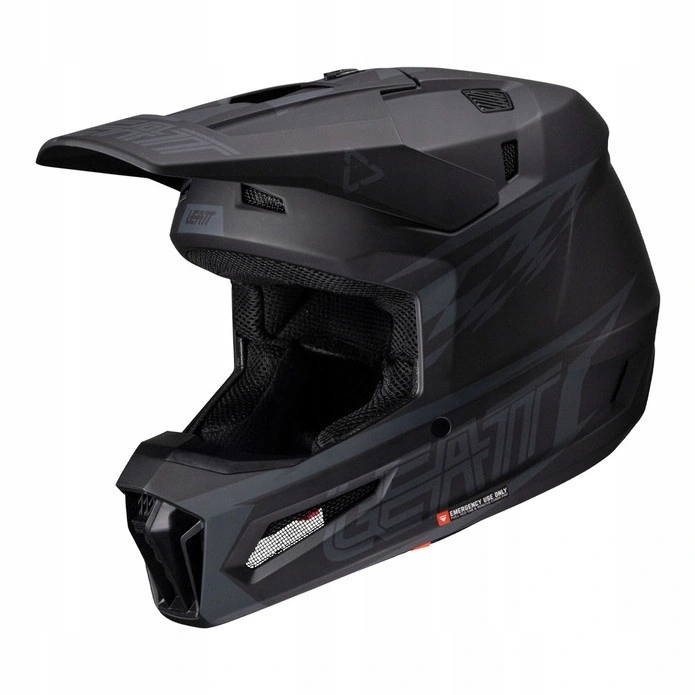 Prilba cross s okuliarmi Leatt Kit Moto 3.5 V25 Stealth čierna Darčeky