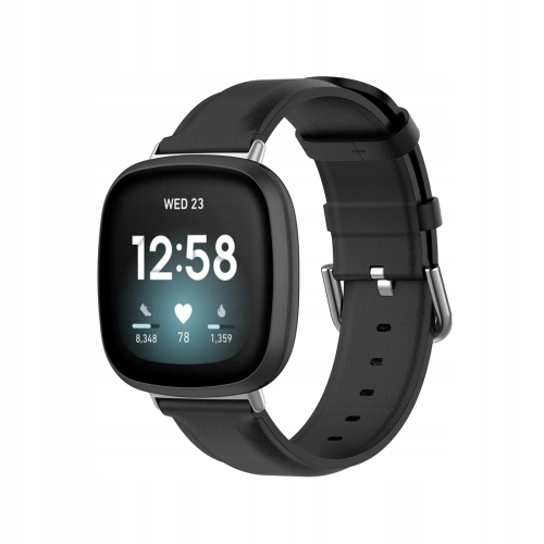 PASEK SKÓRZANY DO FITBIT VERSA 3 4 SENSE 1 2 - KOLORY