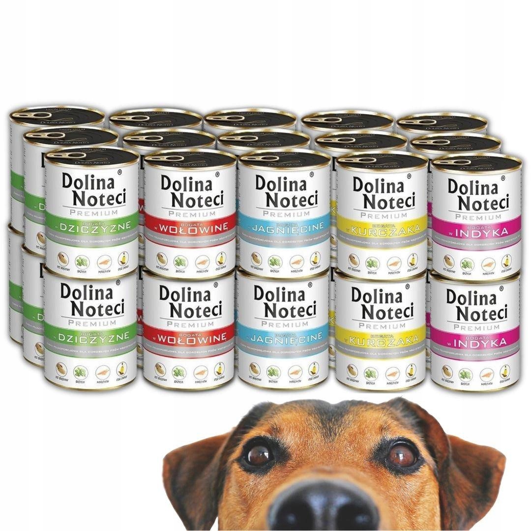 Dolina Noteci Premium Mix 5 Smaków Karma Mokra Dla Psa 30x400g Puszki