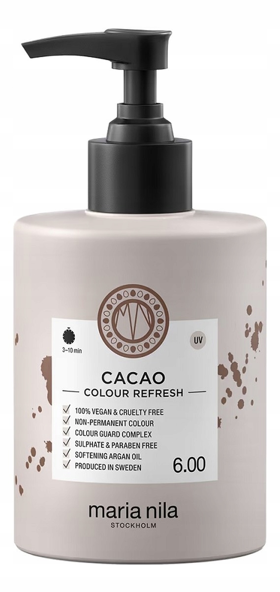 Maria Nila Colour Refresh maska koloryzująca do włosów 300ml cacao (6.0)