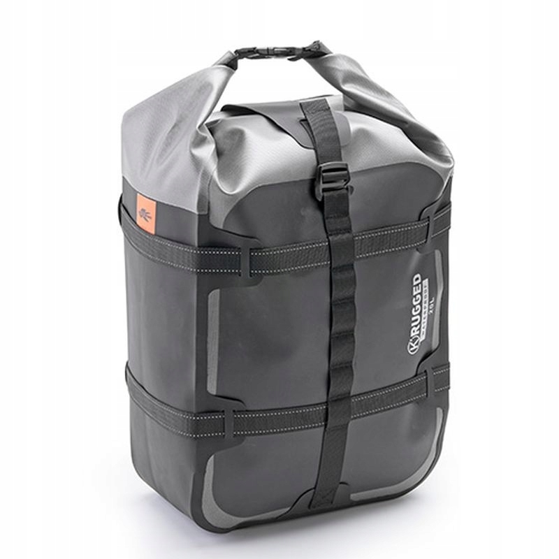 Kappa Taška Na Sedadlo Kufor 20 L 100 % Vodotesná, Farba Čierno-strieborná