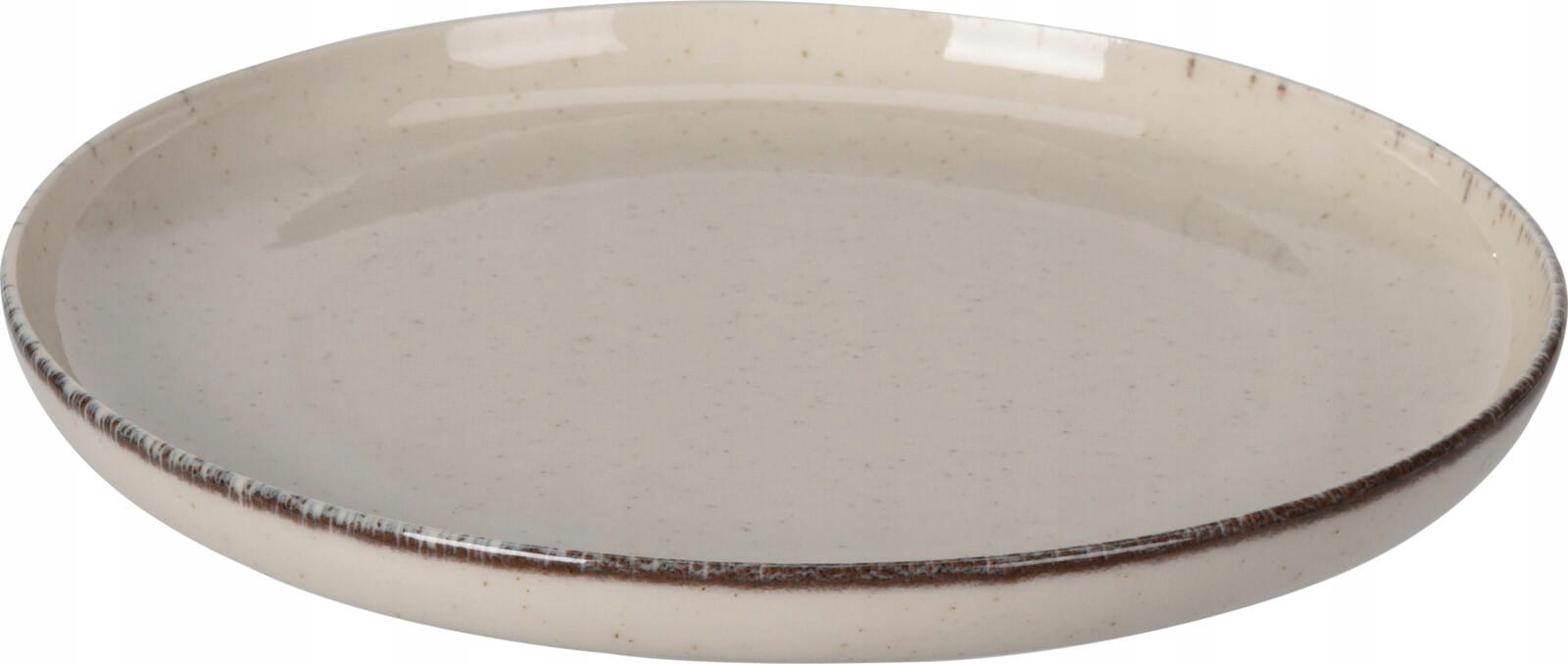 

Talerz deserowy porcelanowy beżowy 19 cm