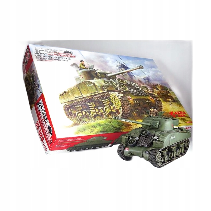 Plastová sada Asuka 35-028 1/35 British Sherman Ic Firefly Tank Měřítko 1/35