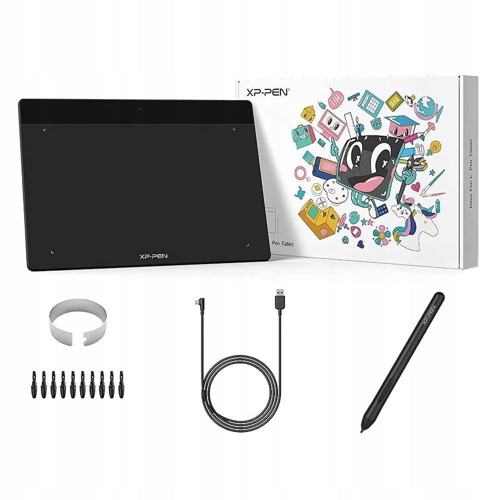 Tablet Xp-pen Deco Fun L Černý 8192 St 5080 Lpi Pro Grafika