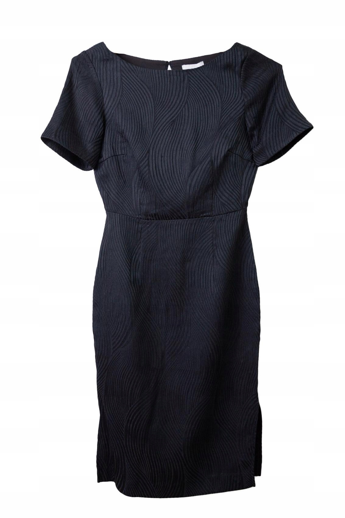 H&M šaty odhalený chrbát XS/34 malá čierna