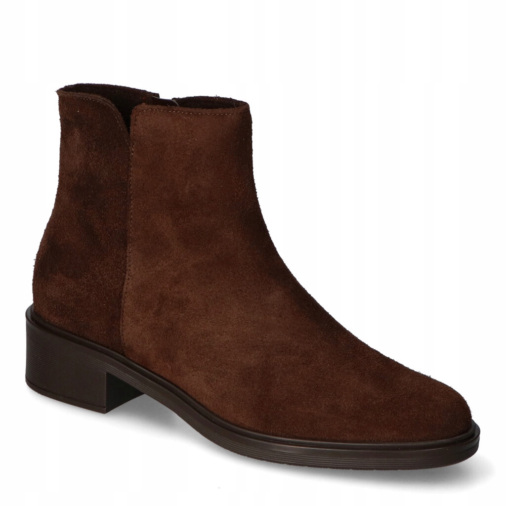 Kotníkové Boty Ryłko 3YVL9_6TJ Čokoládové Hnědé semišové 37