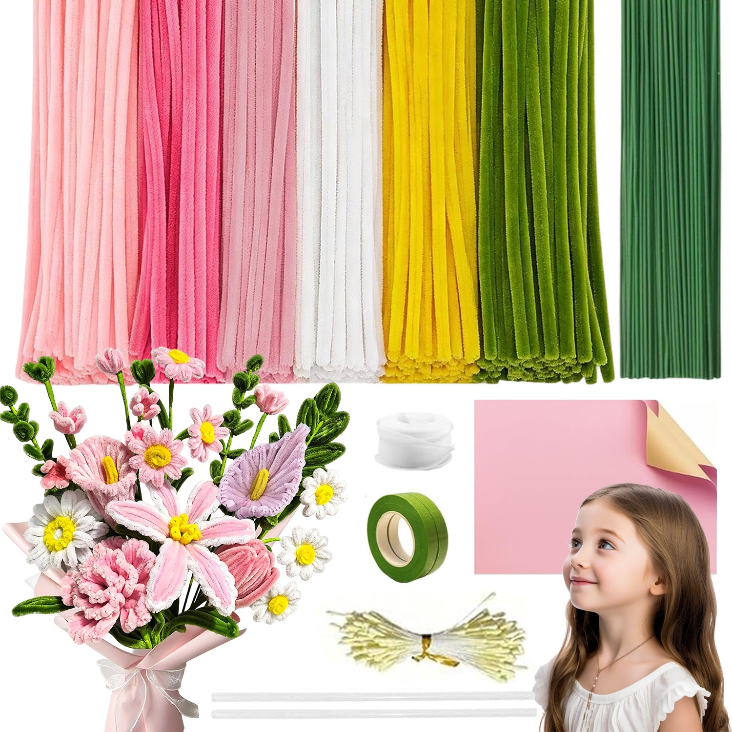 Kreativní Drátky Floristické Drátek Kovové Kreativní Ozdobné Plastické
