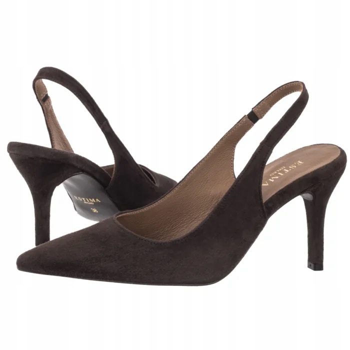 Dámské boty Boty Na Podpatku Podpatky Ryłko F8EW4____ _3TYF Hnědé