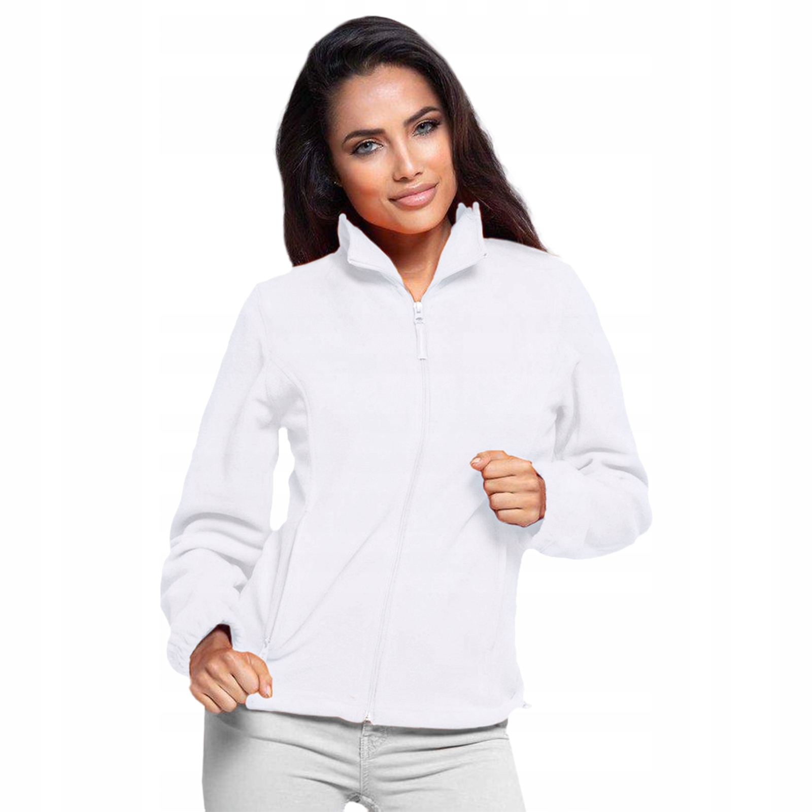 

Polar damska bluza polarowa Fleece biały 2XL