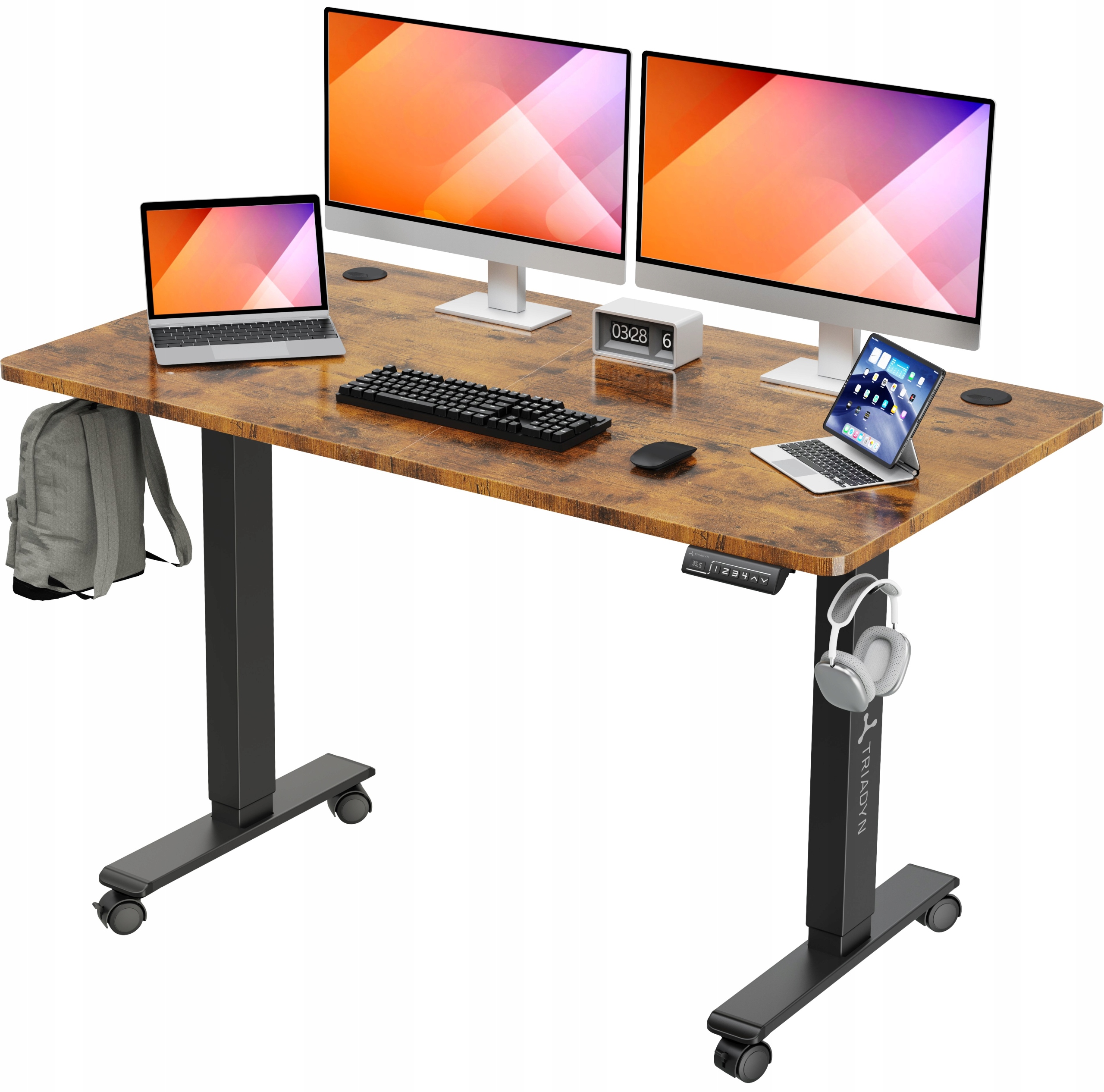 Elektrický písací stôl Triadyn WorkBase 1407 s reguláciou výšky 140 x 70 cm