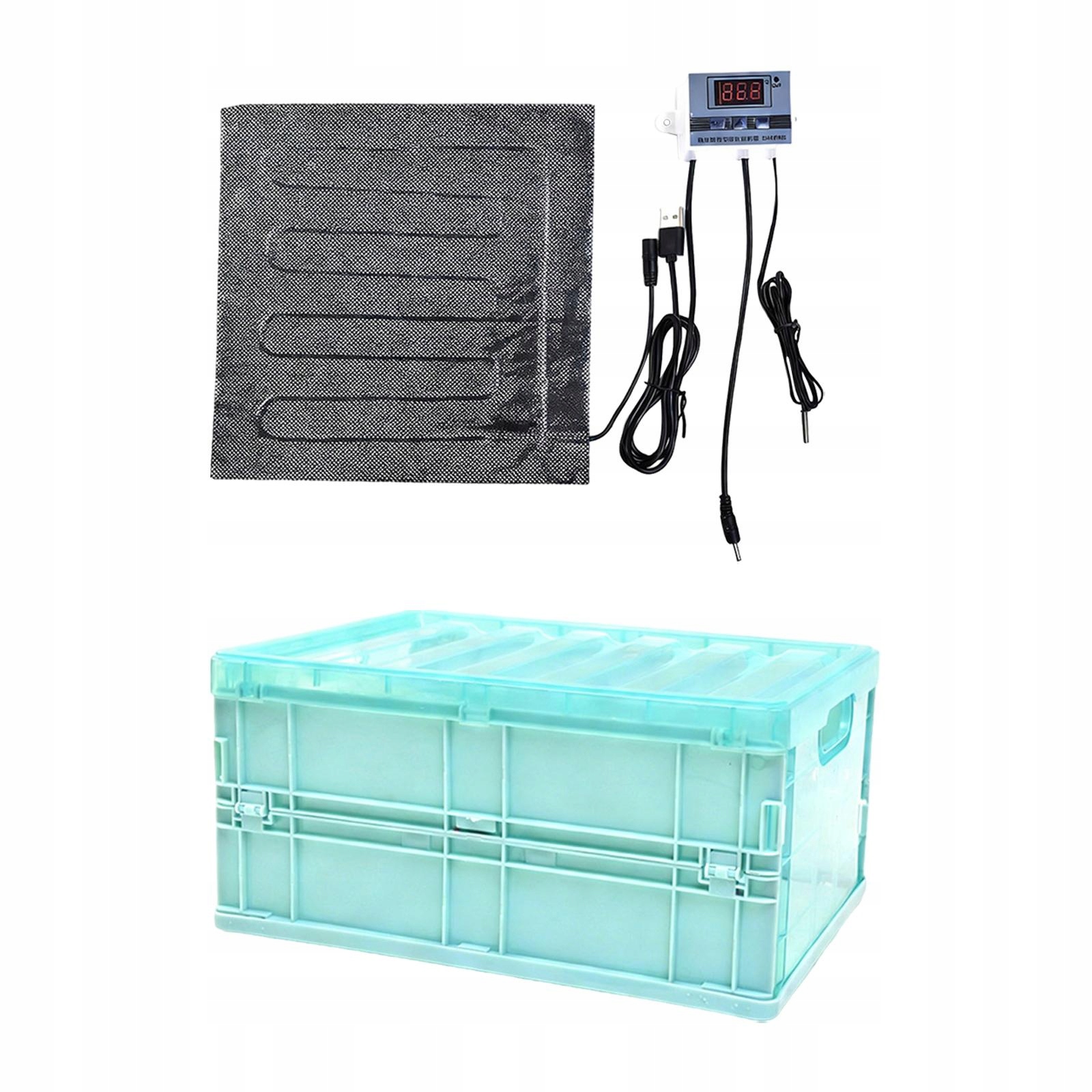 Bird Brooder Poultry Brooder Klatka przepiórcza Inkubator dla piskląt Pudełko z podkładką cieplną