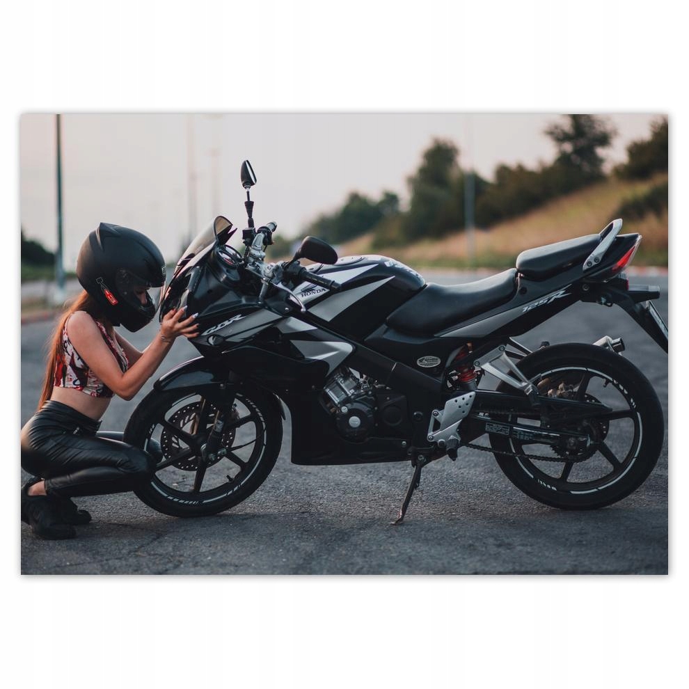 

Plakat 70x50 Kocham ją! Honda Motocykl