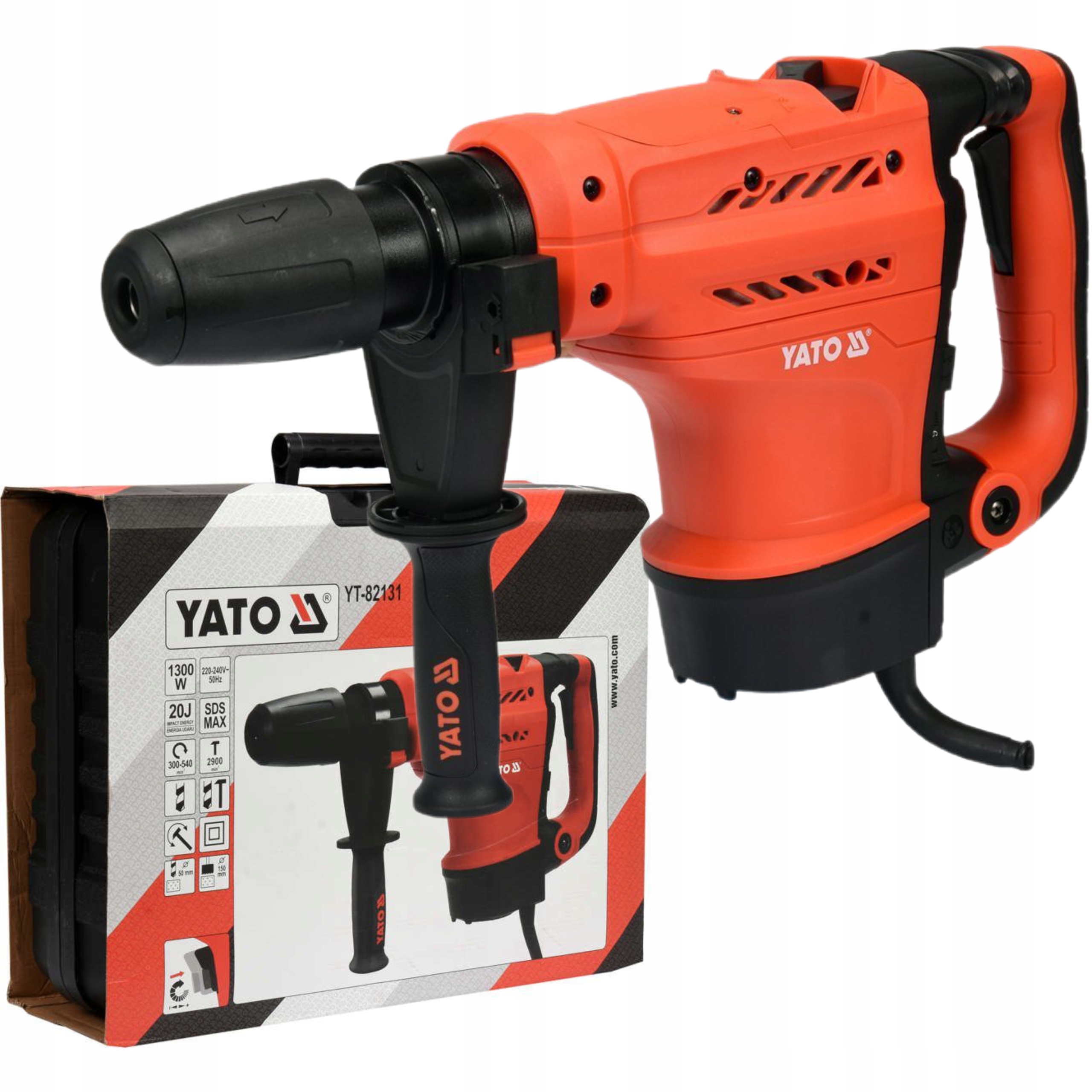 

Yato Młot Udarowy Obrotowy Sds Max 20J 1300W