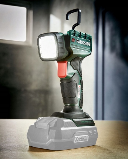 LATARKA LAMPA WARSZTATOWA LED AKUMULATOROWA X20V PARKSIDE EAN (GTIN) 4055329070902