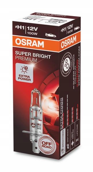 

Osram Bright Premium Żarówka H1 12V 100W