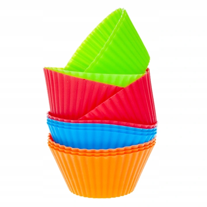

Foremki Silikonowe Na Muffinki Babeczki MIX 12SZT.