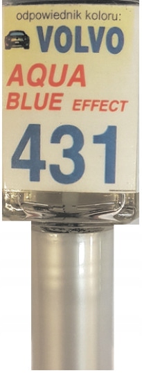 VOLVO 431 AQUA BLUE LAKIER SAMOCHODOWY ZAPRAWKA DO RYS 10 ML ARASYSTEM