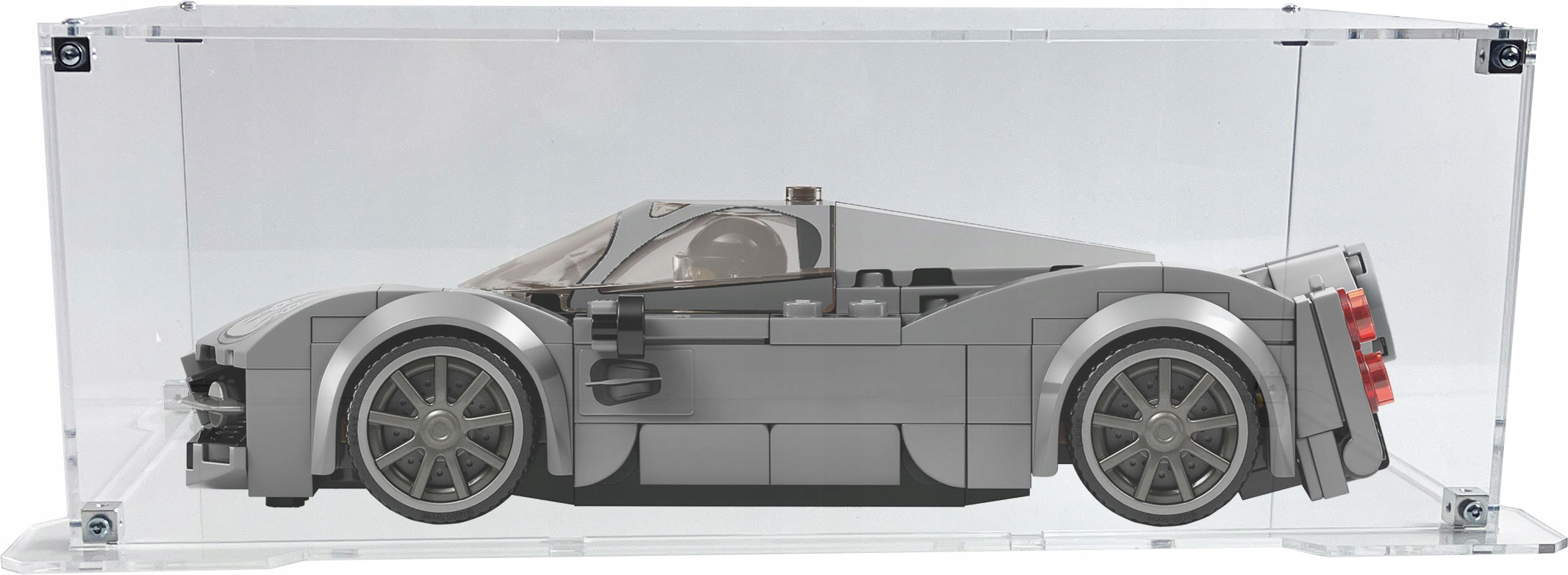 Vitrína s podstavcem Drewlandia pro stavebnici Lego 76915 Pagani Utopia