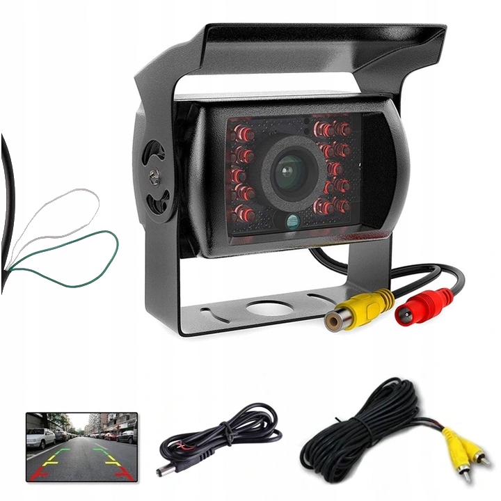 

Kamera Cofania Bus Tir 18 Ir Kolorowa 12/24V 10m