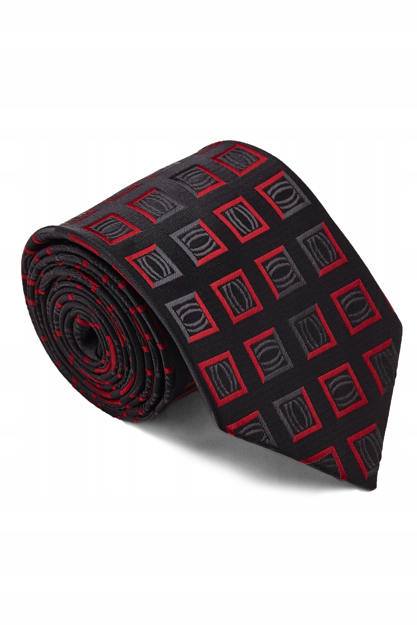 Klasyczny krawat z nadrukiem męski elegancki Kolor inny kolor