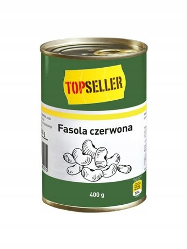Levně 14 x Topseller Červené fazole 400 g