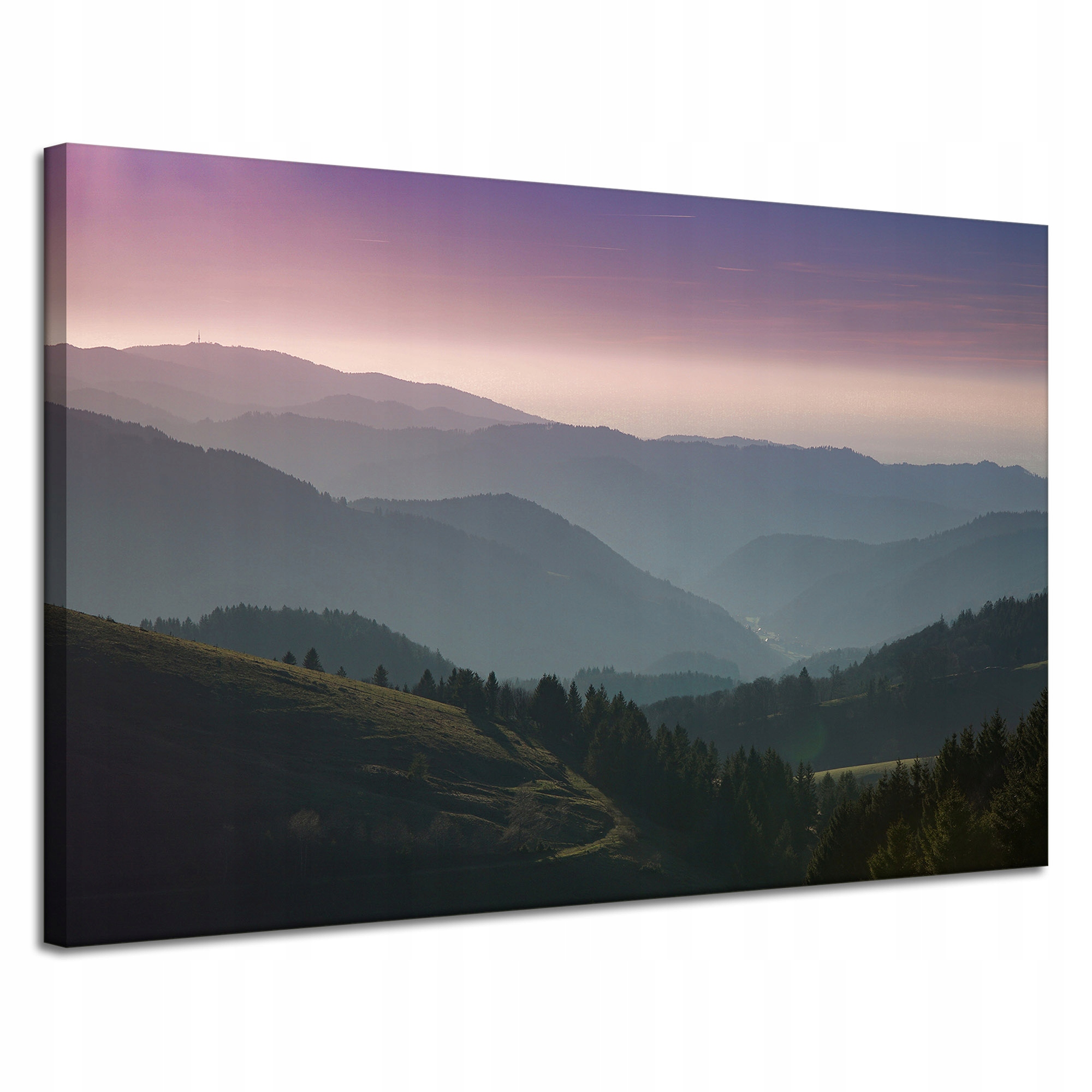 Obraz Canvas Horská příroda Panorama východ 120x80